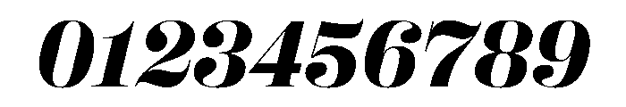 PPRightDidoneItalic Dark Instance Font OTHER CHARS