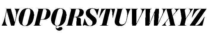 PPRightDidoneItalic Dark Instance Font UPPERCASE