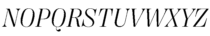 PPRightDidoneItalic Light Instance Font UPPERCASE