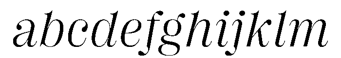PPRightDidoneItalic Light Instance FONT