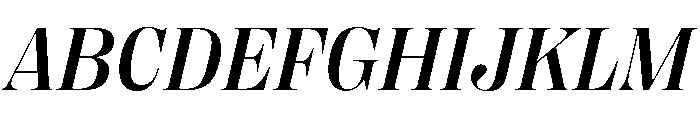 PPRightDidoneItalic Medium Instance Font UPPERCASE