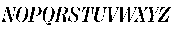 PPRightDidoneItalic Medium Instance Font UPPERCASE