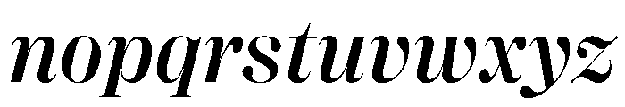 PPRightDidoneItalic Medium Instance Font LOWERCASE