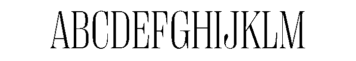 PPRightDidoneNarrow Fine Instance Font UPPERCASE