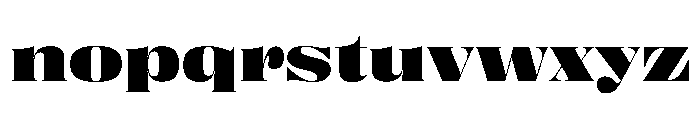 PPRightDidoneSpatial Black Instance Font LOWERCASE