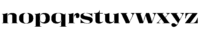 PPRightDidoneSpatial Bold Instance Font LOWERCASE