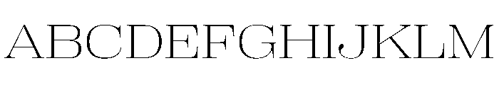 PPRightDidoneSpatial Fine Instance Font UPPERCASE