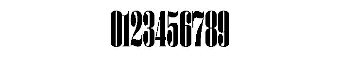 PPRightDidoneTall Dark Instance Font OTHER CHARS