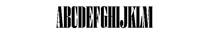 PPRightDidoneTall Dark Instance Font UPPERCASE