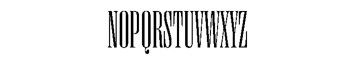 PPRightDidoneTall Fine Instance Font UPPERCASE
