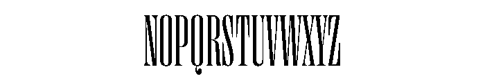 PPRightDidoneTall Light Instance Font UPPERCASE