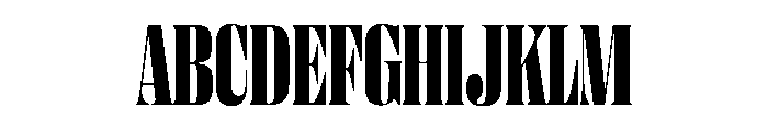 PPRightDidoneTight Black Instance Font UPPERCASE