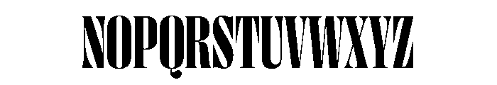 PPRightDidoneTight Dark Instance Font UPPERCASE