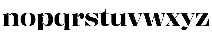 PPRightDidoneWide Bold Instance Font LOWERCASE