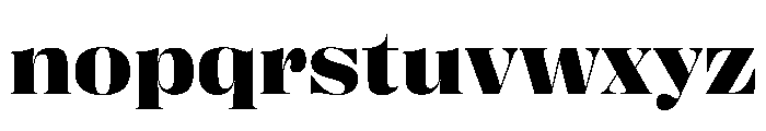 PPRightDidoneWide Dark Instance Font LOWERCASE