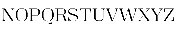 PPRightDidoneWide Light Instance Font UPPERCASE