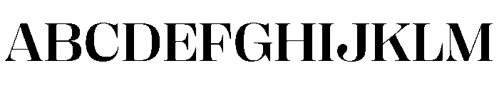 PPRightDidoneWide Medium Instance Font UPPERCASE