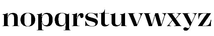 PPRightDidoneWide Medium Instance Font LOWERCASE