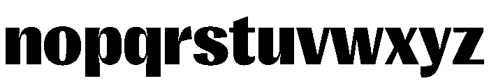PPRightGothic Black Instance Font LOWERCASE