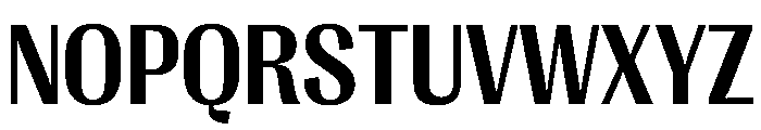 PPRightGothic CompactBold Instance Font UPPERCASE