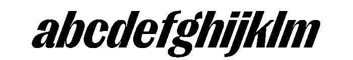PPRightGothic CompactDarkItalic Instance FONT