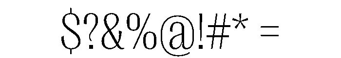 PPRightGothic CompactFine Instance Font OTHER CHARS