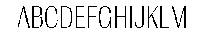 PPRightGothic CompactFine Instance Font UPPERCASE