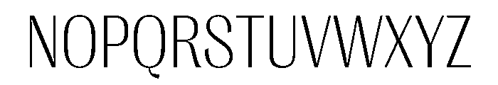PPRightGothic CompactFine Instance Font UPPERCASE