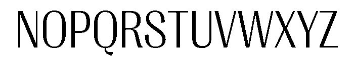PPRightGothic CompactLight Instance Font UPPERCASE