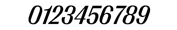 PPRightGothic CompactMediumItalic Instance Font OTHER CHARS