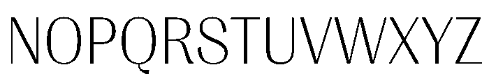 PPRightGothic Fine Instance Font UPPERCASE