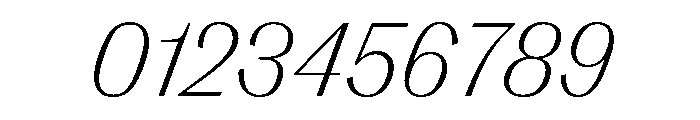 PPRightGothic FineItalic Instance Font OTHER CHARS