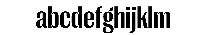 PPRightGothic NarrowBold Instance FONT