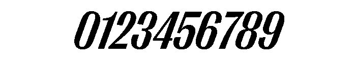 PPRightGothic NarrowBoldItalic Instance Font OTHER CHARS