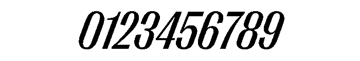 PPRightGothic NarrowMediumItalic Instance Font OTHER CHARS