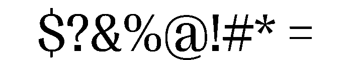 PPRightGothic Regular Instance Font OTHER CHARS