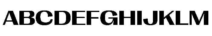 PPRightGothic SpatialBold Instance Font UPPERCASE
