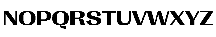 PPRightGothic SpatialBold Instance Font UPPERCASE