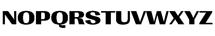 PPRightGothic SpatialDark Instance Font UPPERCASE