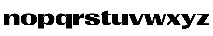 PPRightGothic SpatialDark Instance Font LOWERCASE