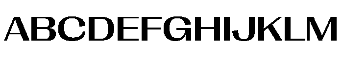 PPRightGothic SpatialMedium Instance Font UPPERCASE