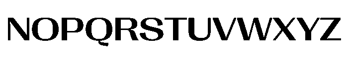 PPRightGothic SpatialMedium Instance Font UPPERCASE