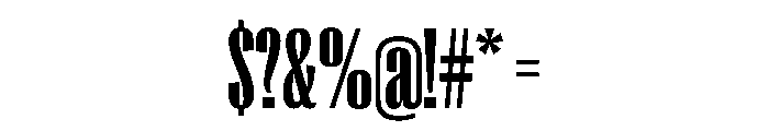 PPRightGothic TallDark Instance Font OTHER CHARS