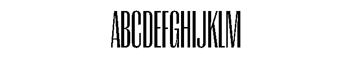 PPRightGothic TallLight Instance Font UPPERCASE