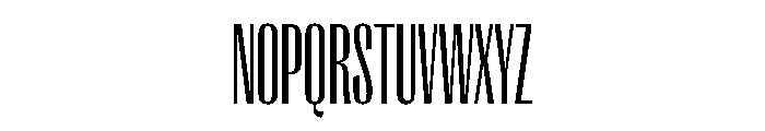 PPRightGothic TallLight Instance Font UPPERCASE