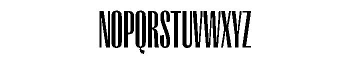 PPRightGothic TallMedium Instance Font UPPERCASE