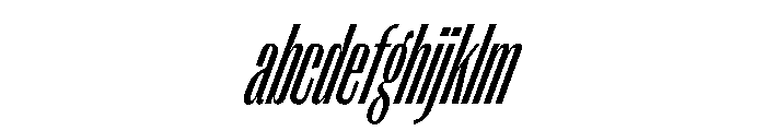 PPRightGothic TallRegularItalic Instance FONT