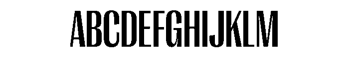 PPRightGothic TightBold Instance Font UPPERCASE