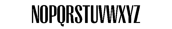 PPRightGothic TightBold Instance Font UPPERCASE
