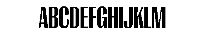 PPRightGothic TightDark Instance Font UPPERCASE